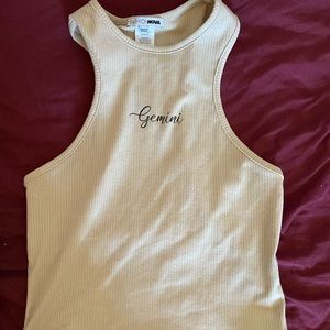 Gemini racer back top